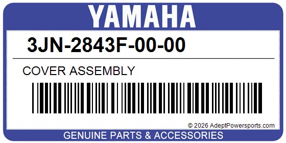 Yamaha 3JN-2843F-00-00 Cover Assembly