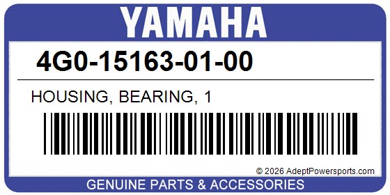 Yamaha 4G0-15163-01-00 Housing, Bearing, 1