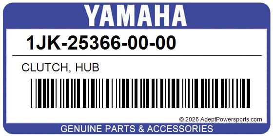Yamaha 1JK-25366-00-00 Clutch, Hub