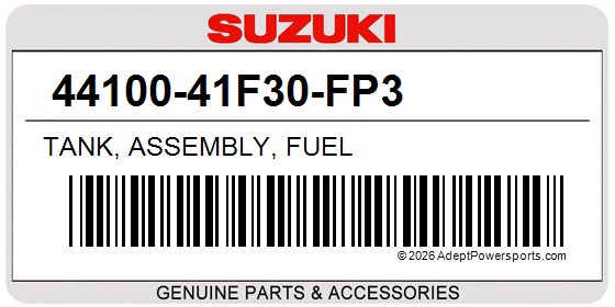 Suzuki 44100-41F30-FP3 Tank, Assembly, Fuel