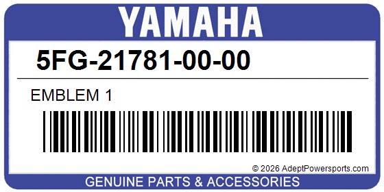 Yamaha 5FG-21781-00-00 Emblem 1