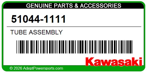 Kawasaki 51044-1111 Tube Assembly