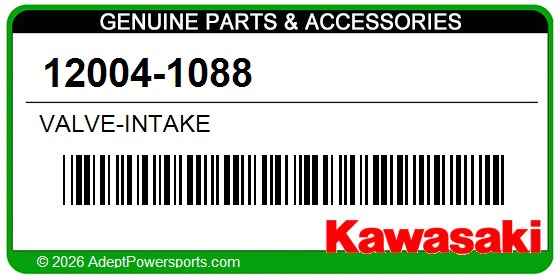 Kawasaki 12004-1088 Valve-Intake
