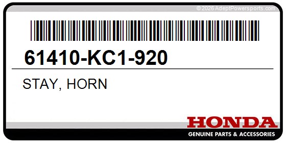 Honda 61410-KC1-920 Stay, Horn