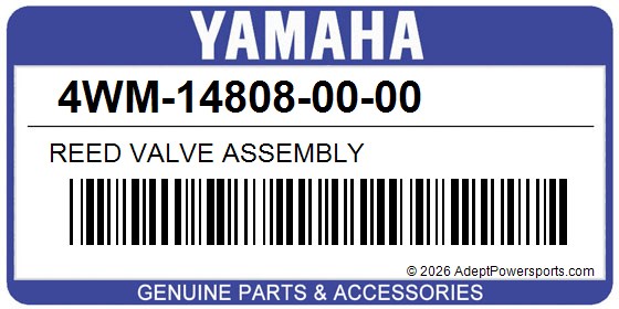 Yamaha 4WM-14808-00-00 Reed Valve Assembly