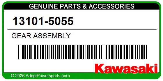 Kawasaki 13101-5055 Gear Assembly