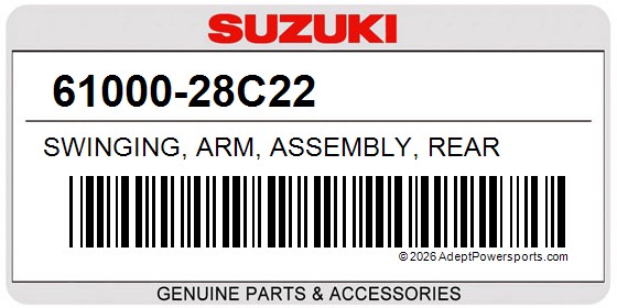 Suzuki 61000-28C22 Swinging, Arm, Assembly, Rear