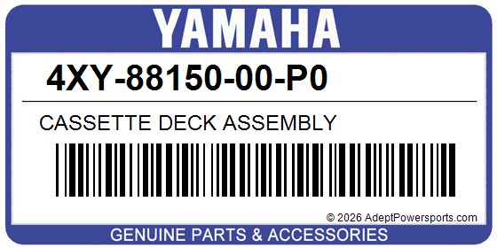 Yamaha 4XY-88150-00-P0 Cassette Deck Assembly
