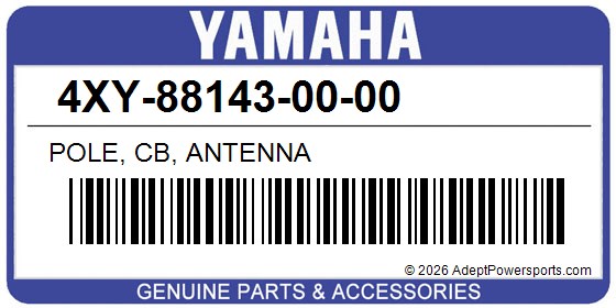 Yamaha 4XY-88143-00-00 Pole, Cb, Antenna