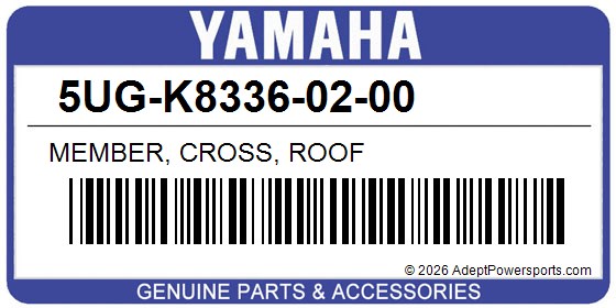 Yamaha 5UG-K8336-02-00 Member, Cross, Roof