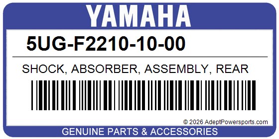 Yamaha 5UG-F2210-10-00 Shock, Absorber, Assembly, Rear