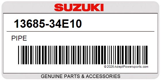 Suzuki 13685-34E10 Pipe