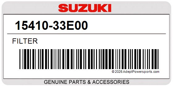 Suzuki 15410-33E00 Filter