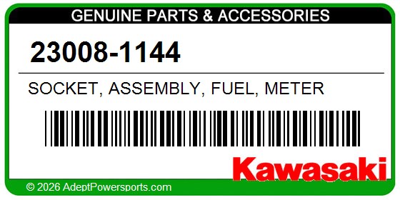 Kawasaki 23008-1144 Socket, Assembly, Fuel, Meter