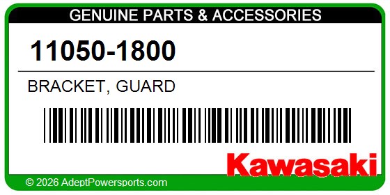 Kawasaki 11050-1800 Bracket, Guard