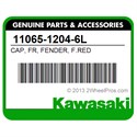 Kawasaki 11065-1204-6L Cap, Fr, Fender, F.Red