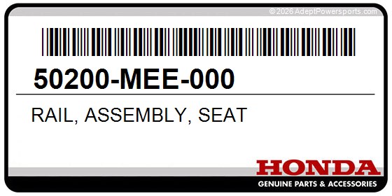 Honda 50200-MEE-000 Rail, Assembly, Seat