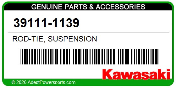 Kawasaki 39111-1139 Rod-Tie, Suspension