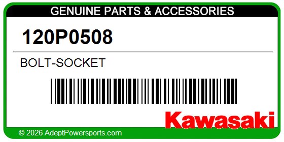 Kawasaki 120P0508 Bolt-Socket