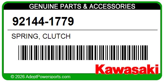 Kawasaki 92144-1779 Spring, Clutch