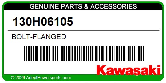 Kawasaki 130H06105 Bolt-Flanged