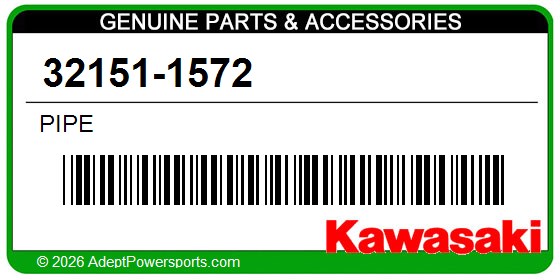Kawasaki 32151-1572 Pipe