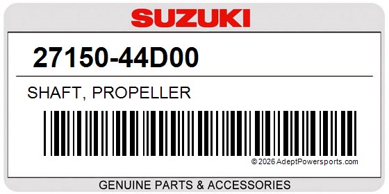Suzuki 27150-44D00 Shaft, Propeller