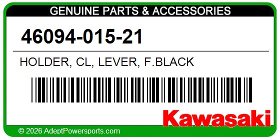 Kawasaki 46094-015-21 Holder, Cl, Lever, F.Black