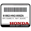 Honda 61862-HN2-000ZA Sph, Guard, R., *Nh1*, (Black)
