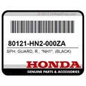 Honda 80121-HN2-000ZA Sph, Guard, R., *Nh1*, (Black)