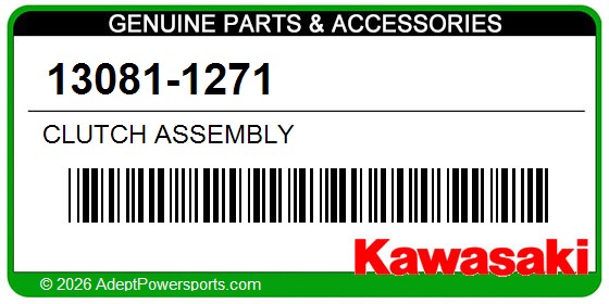 Kawasaki 13081-1271 Clutch Assembly