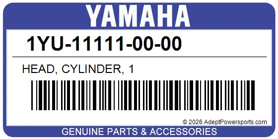 Yamaha 1YU-11111-00-00 Head, Cylinder, 1