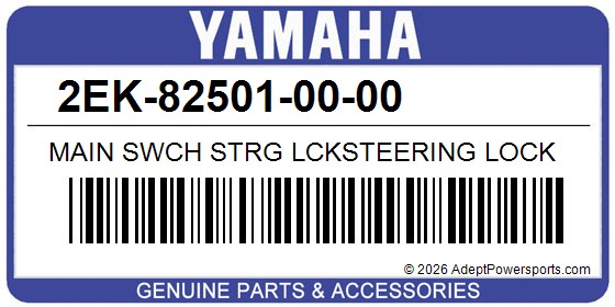 Yamaha 2EK-82501-00-00 Main Swch Strg Lcksteering Lock