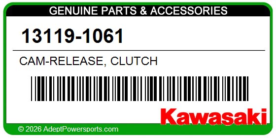 Kawasaki 13119-1061 Cam-Release, Clutch