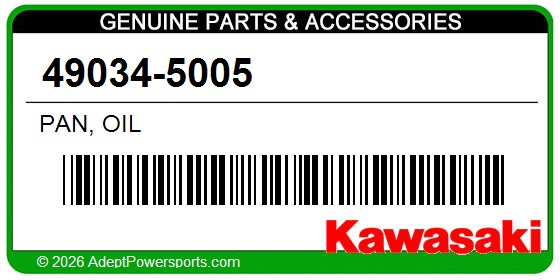 Kawasaki 49034-5005 Pan, Oil