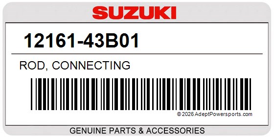 Suzuki 12161-43B01 Rod, Connecting