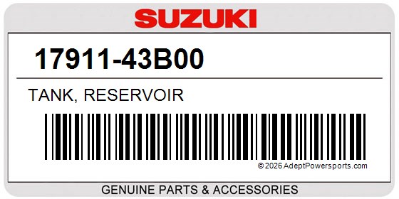 Suzuki 17911-43B00 Tank, Reservoir