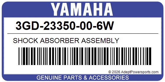 Yamaha 3GD-23350-00-6W Shock Absorber Assembly
