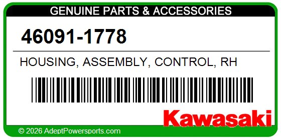 Kawasaki 46091-1778 Housing, Assembly, Control, Rh