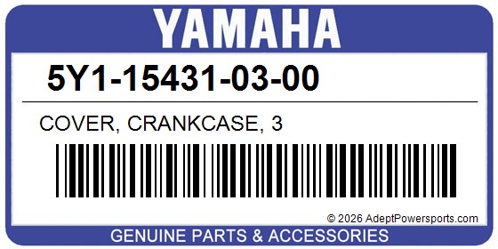 Yamaha 5Y1-15431-03-00 Cover, Crankcase, 3