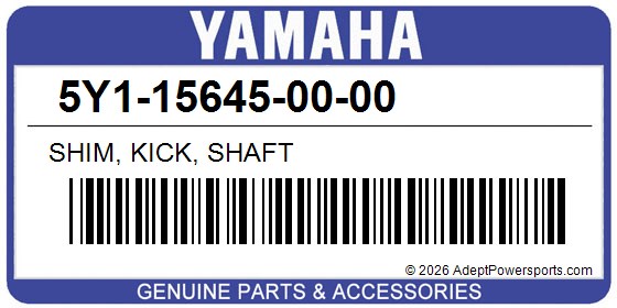 Yamaha 5Y1-15645-00-00 Shim, Kick, Shaft