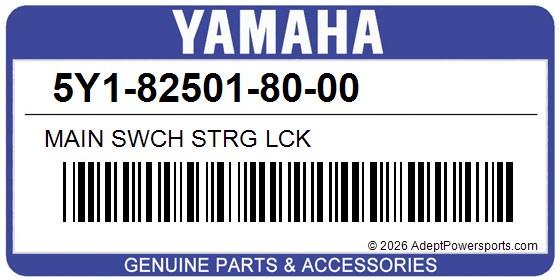Yamaha 5Y1-82501-80-00 Main Swch Strg Lck