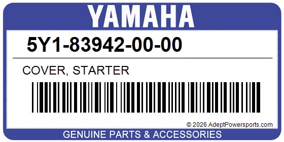 Yamaha 5Y1-83942-00-00 Cover, Starter