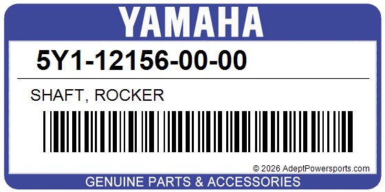 Yamaha 5Y1-12156-00-00 Shaft, Rocker