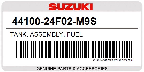 Suzuki 44100-24F02-M9S Tank, Assembly, Fuel