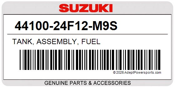 Suzuki 44100-24F12-M9S Tank, Assembly, Fuel
