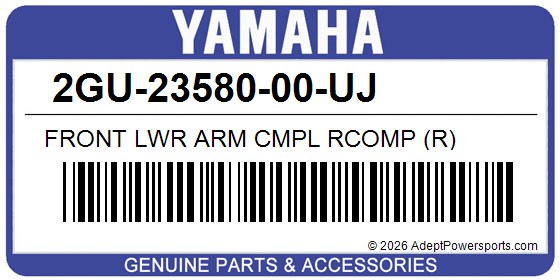 Yamaha 2GU-23580-00-UJ Front Lwr Arm Cmpl Rcomp (R)