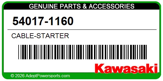 Kawasaki 54017-1160 Cable-Starter