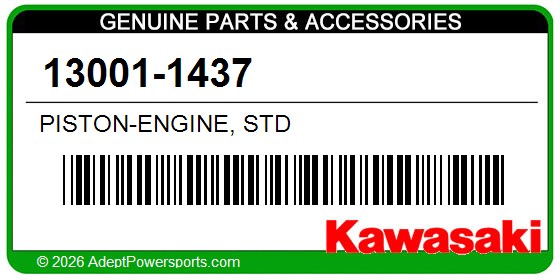 Kawasaki 13001-1437 Piston-Engine, Std