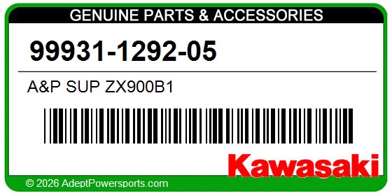Kawasaki 99931-1292-05 A&P Sup Zx900b1